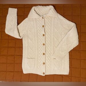 Handmade Cable Knit Cardigan